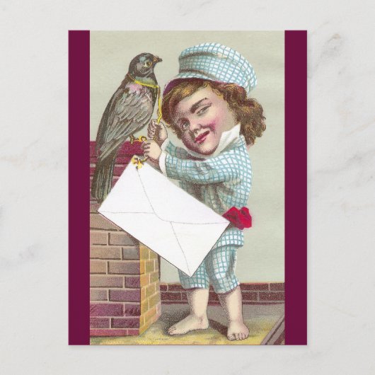 Carte Postale Odfellow Envoie Pigeon Post (Devant)