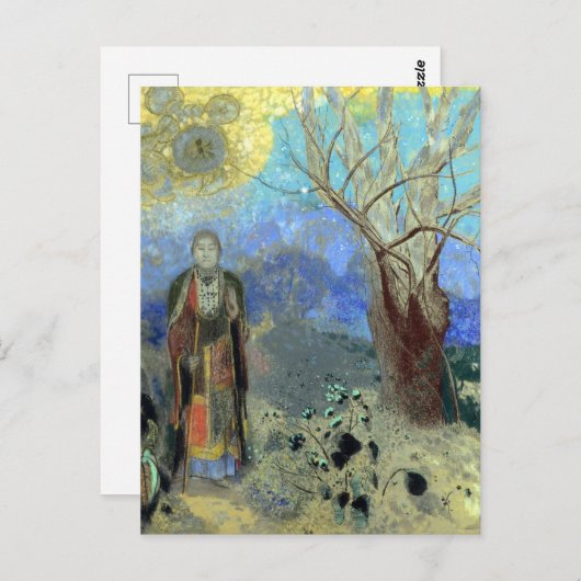 Carte Postale Odilon Redon Le Bouddha (Devant / Derrière)