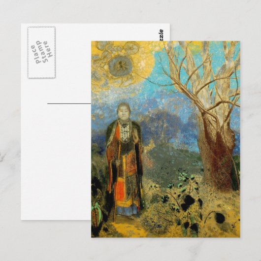 Carte Postale Odilon Redon - Le Bouddha (Devant / Derrière)