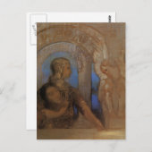 Carte Postale Odilon Redon - Le Chevalier Mystique (Œdipe, Sphin (Devant / Derrière)