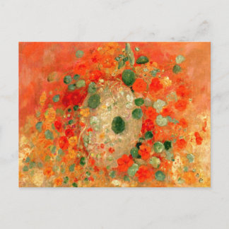 Carte Postale Odilon Redon - Nasturtes