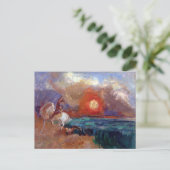 Carte Postale Odilon Redon Saint George et le Dragon (Debout devant)
