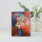 Carte Postale Odilon Redon - Vase Ethérée de Fleurs (Debout devant)