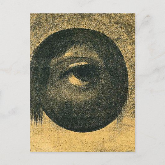 Carte Postale Odilon Redon - Vision, 1883, (Devant)