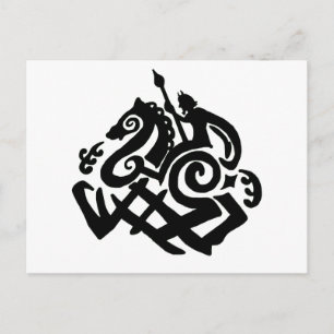 Carte Postale Odin et Sleipnir
