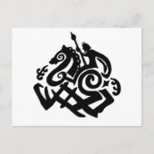 Carte Postale Odin et Sleipnir (Devant)