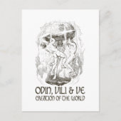 Carte Postale Odin, Vili et Ve (Devant)