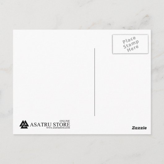 Carte Postale Odinn (Dos)