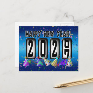 Carte Postale Odomètre du Nouvel An 2027