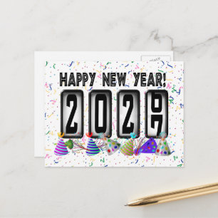 Carte Postale Odomètre du Nouvel An 2027