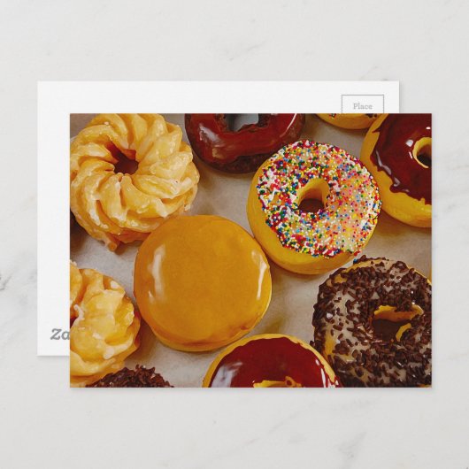 Carte Postale Odonuts assortés (Devant / Derrière)
