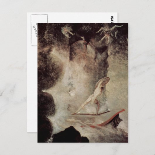 Carte Postale Odysseus Devant Scylla Et Charybdis (Devant / Derrière)