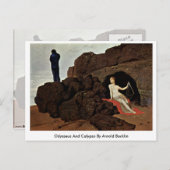 Carte Postale Odysseus Et Calypso Par Arnold Bocklin (Devant / Derrière)