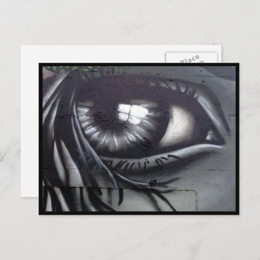 Carte Postale oeil (Devant / Derrière)