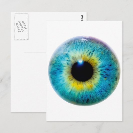 Carte Postale OEil (Devant / Derrière)