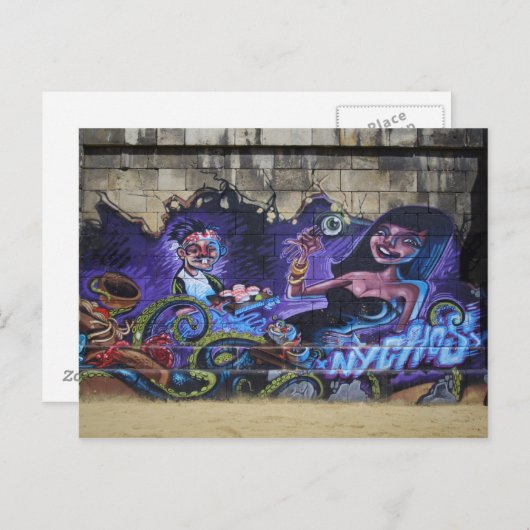 Carte Postale OEil à la fourche (Devant / Derrière)