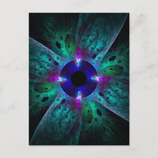 Carte postale Oeil Abstrait (Devant)