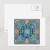 Carte Postale Œil celtique du monde (Devant / Derrière)