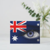 Carte Postale Oeil d'Australie (Debout devant)