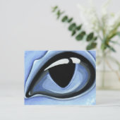 Carte Postale Oeil De Bébé Bleu (Debout devant)