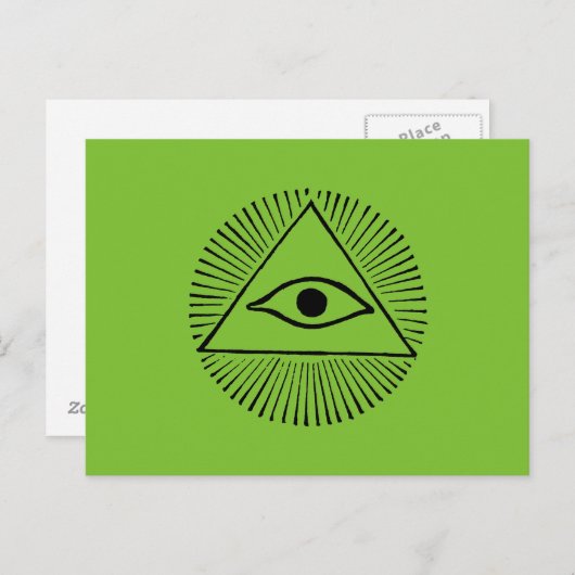 Carte Postale OEil de Dieu (Devant / Derrière)