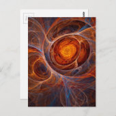 Carte Postale Oeil de feu (Devant / Derrière)