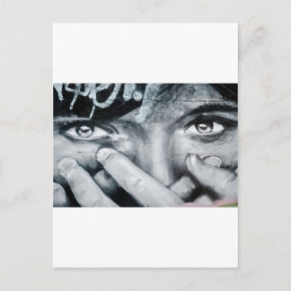 Carte Postale Œil de Graffiti