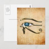 Carte Postale OEil de Horus (Devant / Derrière)