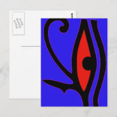 Carte Postale OEil de Horus (Devant / Derrière)