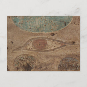 Carte Postale OEil de Horus Hiéroglyphic dans le temple de Karna