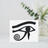 Carte Postale Oeil de Horus Hiéroglyphique (Debout devant)