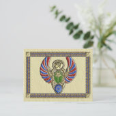 Carte Postale Oeil de Horus Scarab (Debout devant)