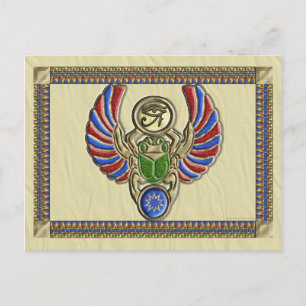 Carte Postale Oeil de Horus Scarab