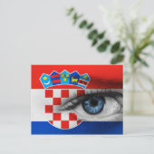 Carte Postale Œil de la Croatie (Debout devant)