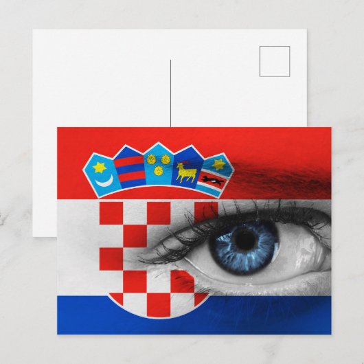 Carte Postale Œil de la Croatie (Devant / Derrière)