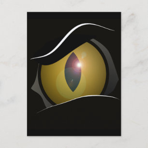 CARTE POSTALE ŒIL DE MONSTRE