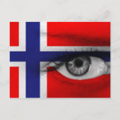 Carte Postale Oeil de Norvège (Devant)