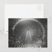 Carte Postale oeil de Pinhole London (Devant / Derrière)