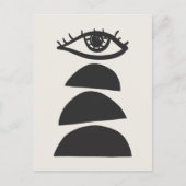 Carte Postale oeil de vision Abstrait avec équilibrage pierres t (Devant)