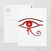 Carte Postale Oeil des cordes (Devant / Derrière)