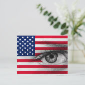 Carte Postale Œil des États-Unis (Debout devant)