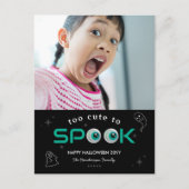 Carte Postale Oeil D'Horreur Noire Trop Mignonne Pour Parler Hal (Devant)