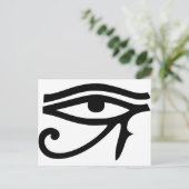 Carte Postale OEil d'Horus l'idée cadeau de dieu égyptien (Debout devant)