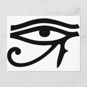 Carte Postale OEil d'Horus l'idée cadeau de dieu égyptien