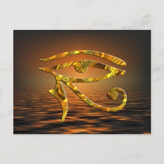 Carte Postale OEil d'Horus - OR (Devant)