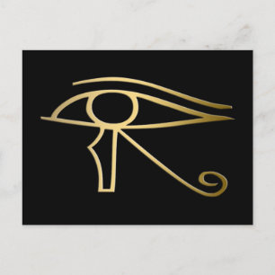 Carte Postale Œil d'Horus symbole égyptien