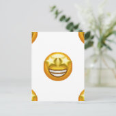 Carte Postale oeil étoile émoji (Debout devant)