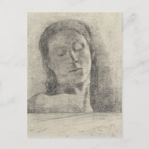 Carte Postale Oeil fermé par Bertrand-Jean Redon