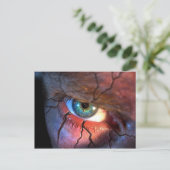 Carte Postale Oeil fissuré (Debout devant)