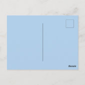 Carte Postale Oeil mal grec avec cils rose bleu (Dos)